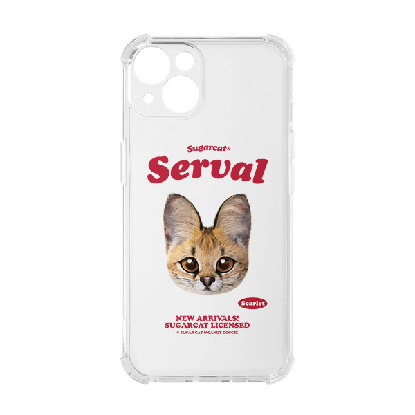Scarlet the Serval TypeFace Shockproof Jelly/Gelhard Case