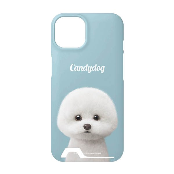 Dongle the Bichon Simple Under Card Hard Case