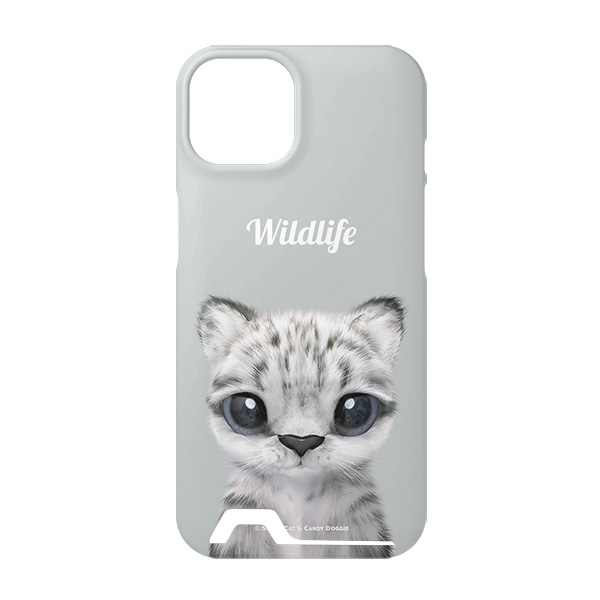 Yungki the Snow Leopard Simple Under Card Hard Case
