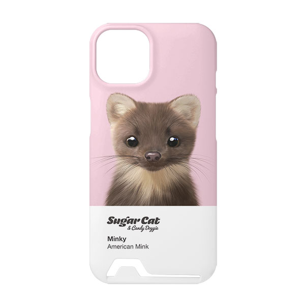 Minky the American Mink Colorchip Under Card Hard Case