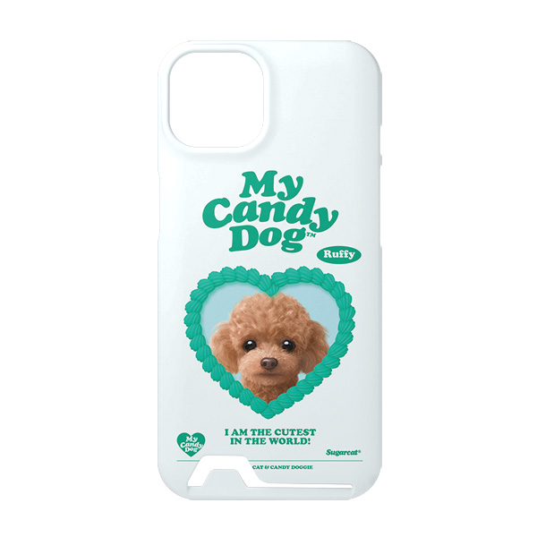 Ruffy the Poodle MyHeart Under Card Hard Case