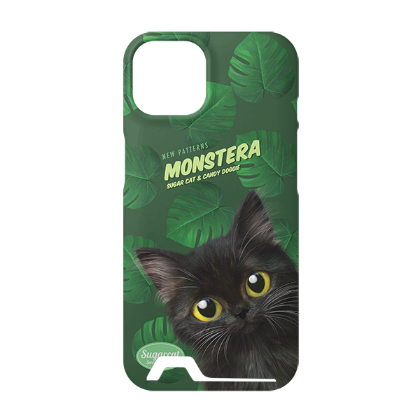 Ruru the Kitten’s Monstera New Patterns Under Card Hard Case