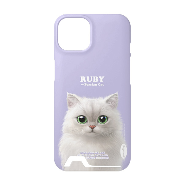 Ruby the Persian Retro Under Card Hard Case