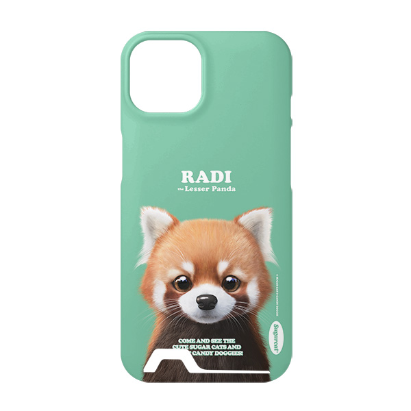 Radi the Lesser Panda Retro Under Card Hard Case
