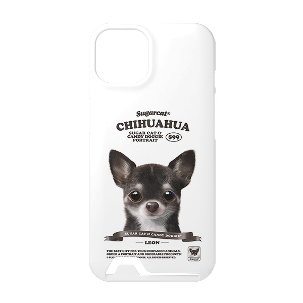 Leon the Chihuahua New Retro Under Card Hard Case