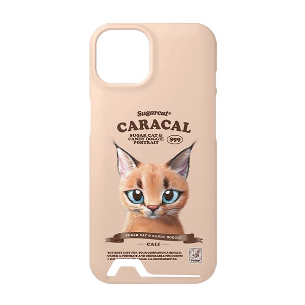 Cali the Caracal New Retro Under Card Hard Case