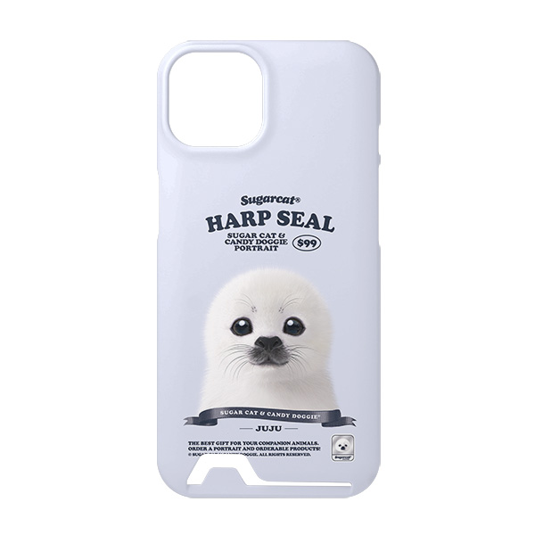 Juju the Harp Seal New Retro Under Card Hard Case