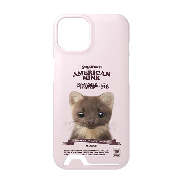 Minky the American Mink New Retro Under Card Hard Case