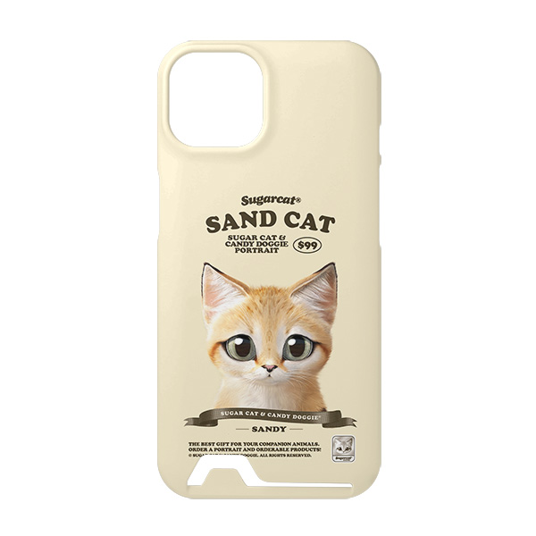Sandy the Sand cat New Retro Under Card Hard Case