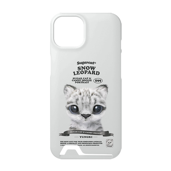 Yungki the Snow Leopard New Retro Under Card Hard Case