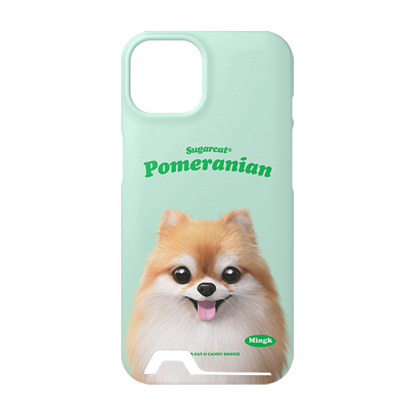 Mingk the Pomeranian Type Under Card Hard Case