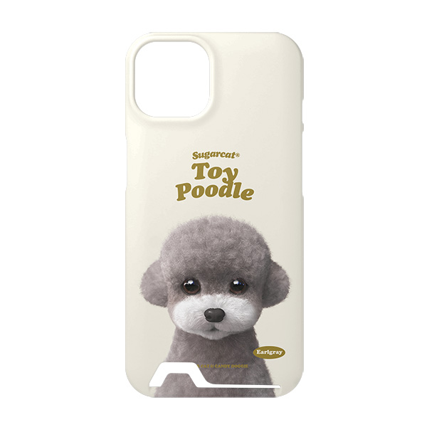 Earlgray the Poodle Type Under Card Hard Case