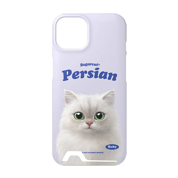 Ruby the Persian Type Under Card Hard Case