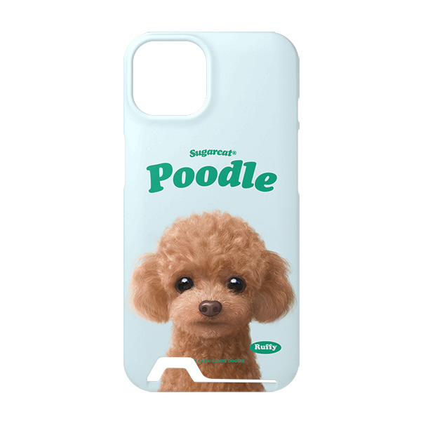 Ruffy the Poodle Type Under Card Hard Case
