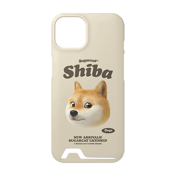 Doge the Shiba Inu (GOLD ver.) TypeFace Under Card Hard Case
