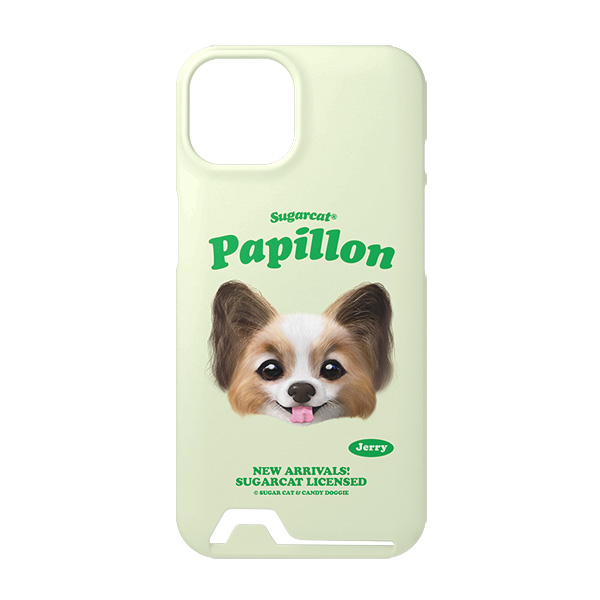 Jerry the Papillon TypeFace Under Card Hard Case