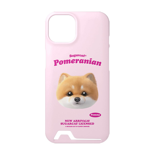 Pommy the Pomeranian TypeFace Under Card Hard Case