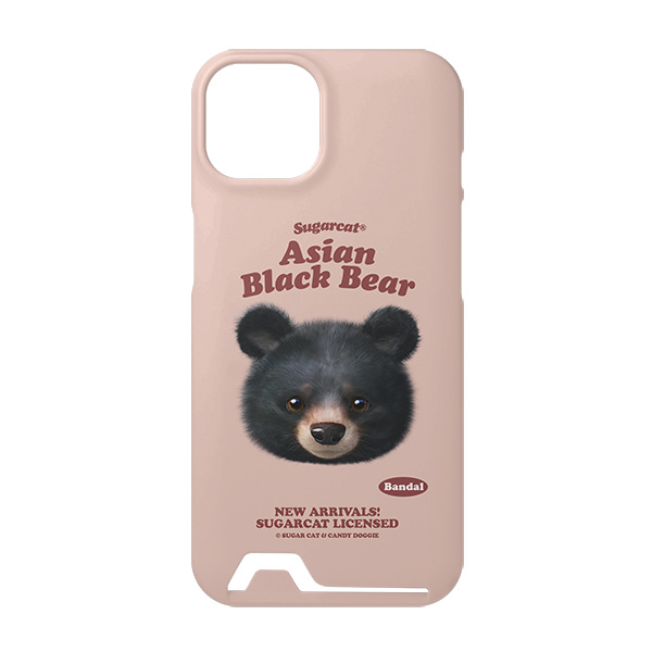 Bandal the Aisan Black Bear TypeFace Under Card Hard Case