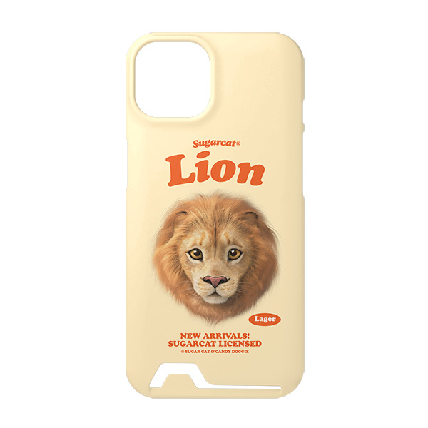 Lager the Lion TypeFace Under Card Hard Case