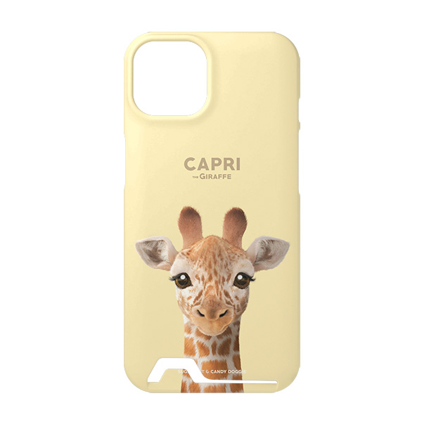 Capri the Giraffe Under Card Hard Case
