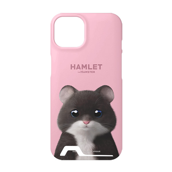 Hamlet the Hamster Under Card Hard Case
