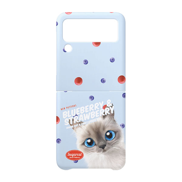 Momo’s Blueberry &amp; Strawberry New Patterns Hard Case for ZFLIP series