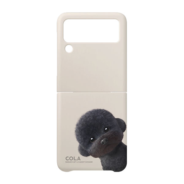 Cola the Medium Poodle Peekaboo Hard Case for ZFLIP series