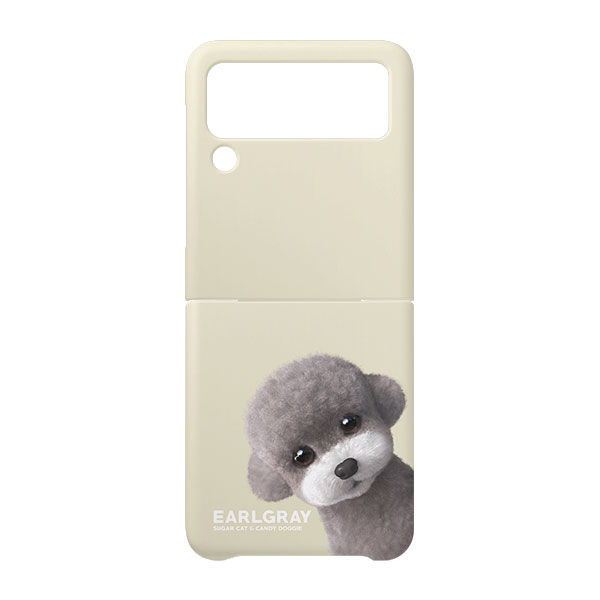 Earlgray the Poodle Peekaboo Hard Case for ZFLIP series