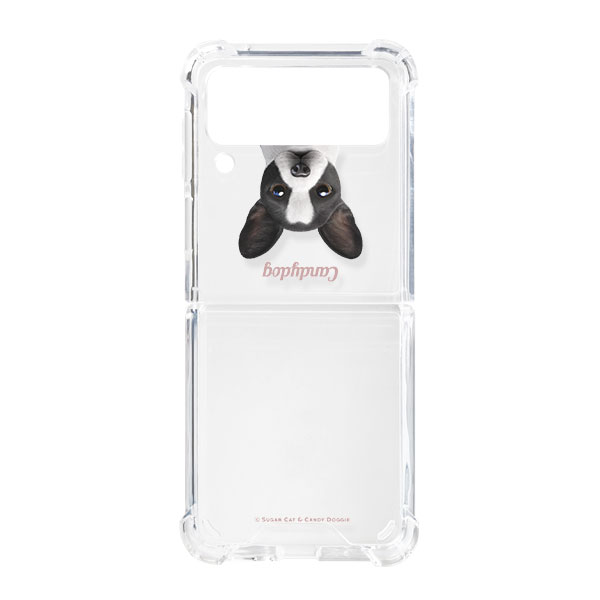 Franky the French Bulldog Simple Shockproof Gelhard Case for ZFLIP series