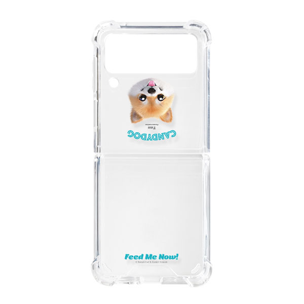 Tan the Pomeranian Feed Me Shockproof Gelhard Case for ZFLIP series