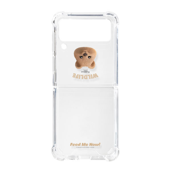 Toffee the Quokka Feed Me Shockproof Gelhard Case for ZFLIP series