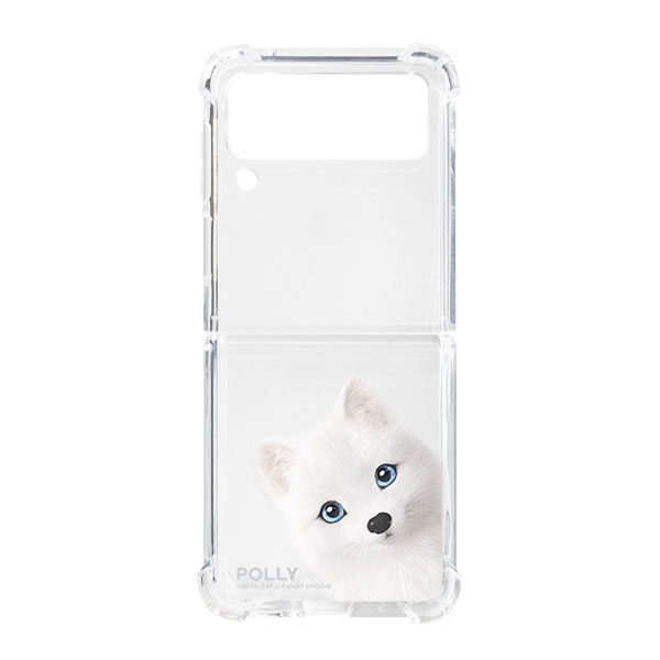 Polly the Arctic Fox Peekaboo Shockproof Gelhard Case for ZFLIP series