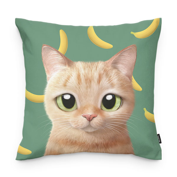 Luny’s Banana Throw Pillow
