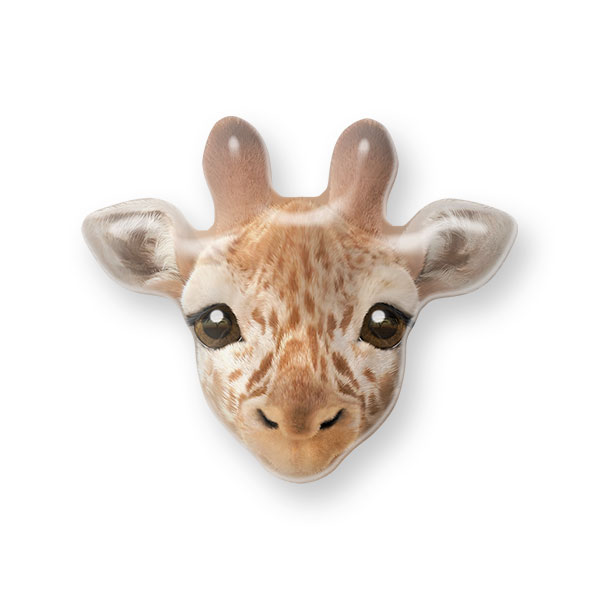Capri the Giraffe Face Shape Epoxy Tok