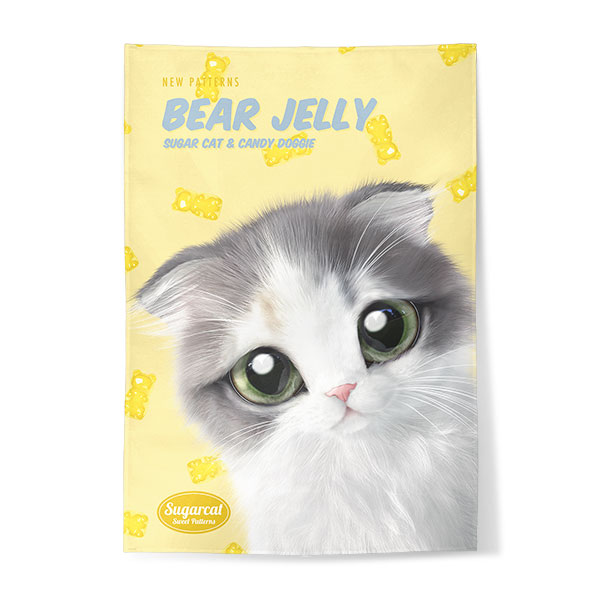 Joy the Kitten’s Gummy Baers Jelly New Patterns Fabric Poster