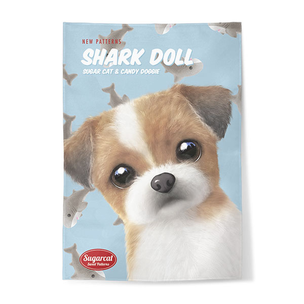 Peace the Shih Tzu’s Shark Doll New Patterns Fabric Poster
