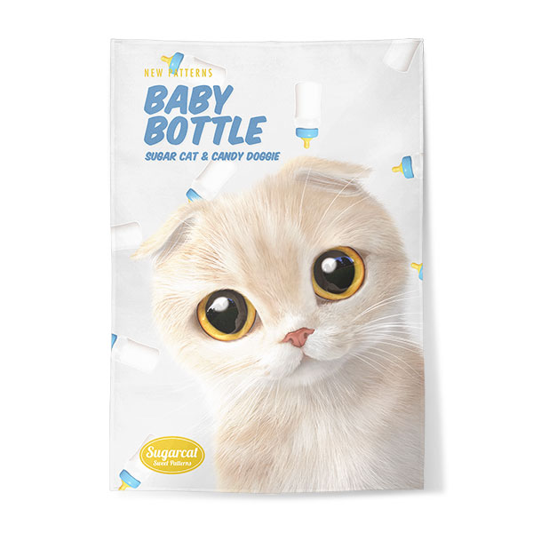 Pogeun’s Baby Bottle New Patterns Fabric Poster