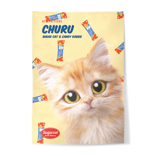 Raon the Kitten’s Churu New Patterns Fabric Poster