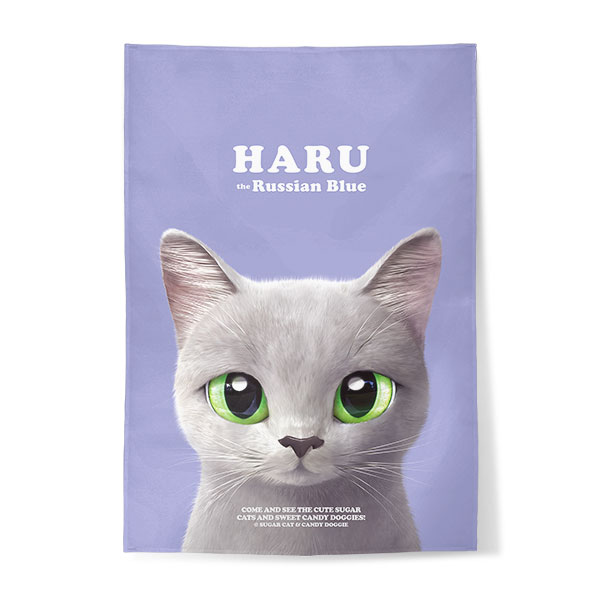 Haru Retro Fabric Poster