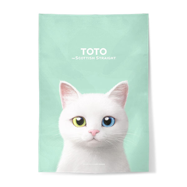 Toto the Scottish Straight Fabric Poster