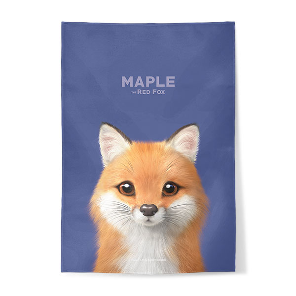 Maple the Red Fox Fabric Poster