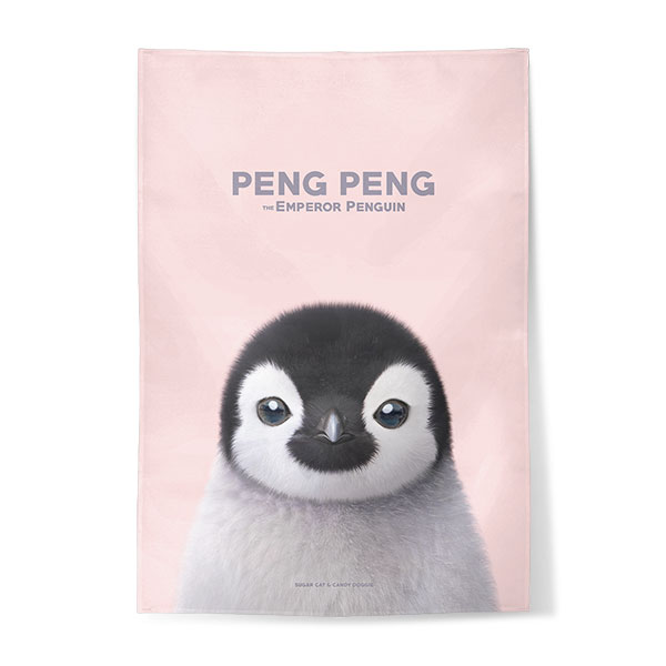 Peng Peng the Baby Penguin Fabric Poster
