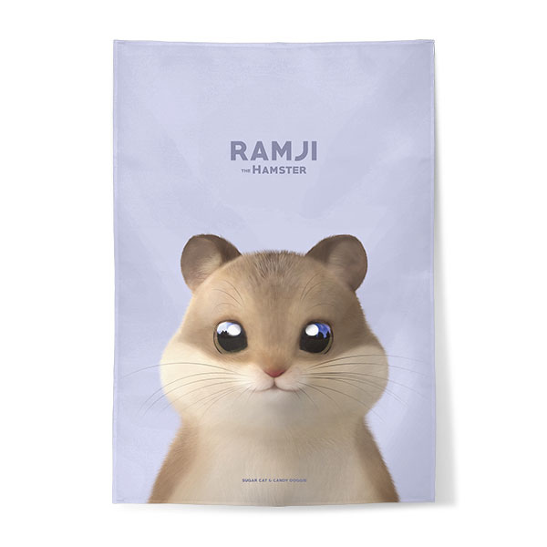 Ramji the Hamster Fabric Poster