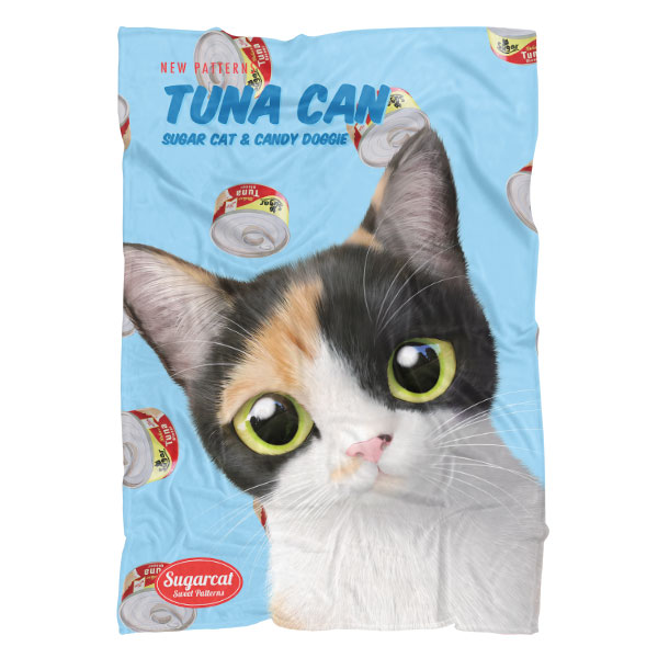 Chamchi’s Tuna Can New Patterns Fleece Blanket