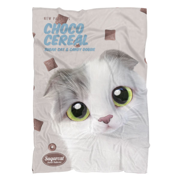 Duna’s Choco Cereal New Patterns Fleece Blanket