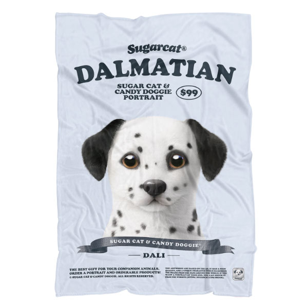 Dali the Dalmatian New Retro Fleece Blanket