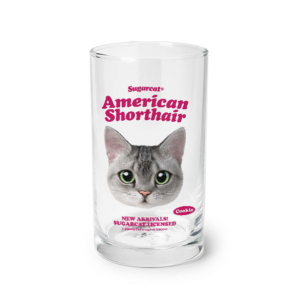 Cookie the American Shorthair TypeFace Cool Glass