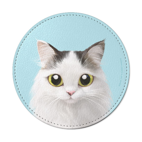 Charlie Leather Coaster