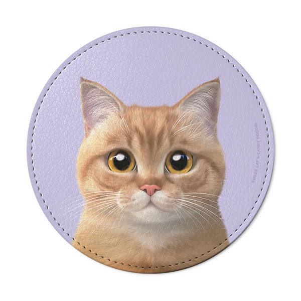 Star the Munchkin Leather Coaster