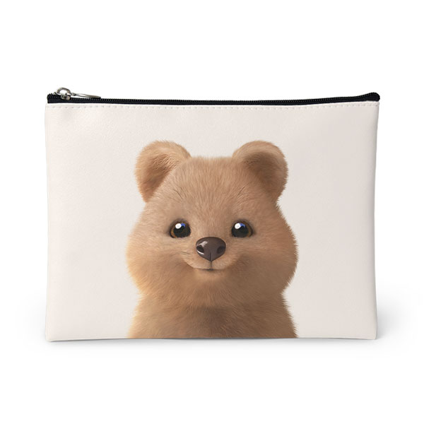 Toffee the Quokka Leather Pouch
